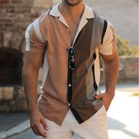 New men’s print Hawaiian beach casual short-sleeved shirt cardigan New men’s print Hawaiian beach casual short-sleeved shirt cardigan