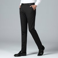 men’s straight leg pants, Men’s summer slim fit elastic formal casual with suit pants, business drape, no iron large trousers men’s straight leg pants, Men’s summer slim fit elastic formal casual with suit pants, business drape, no iron large trousers