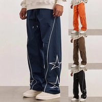 Men’s Clothing Men’s new embroidered casual pants high street fashion retro casual cuffed trousers men delivery Men’s Clothing Men’s new embroidered casual pants high street fashion retro casual cuffed trousers men delivery