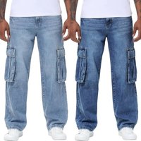 ​​”Men’s Stretch Denim Jeans Relaxed Fit, Multi-Pocket Design S-X, Cotton Blend, Stonewash & Dark Blue”​​ ​​”Men’s Stretch Denim Jeans Relaxed Fit, Multi-Pocket Design S-X, Cotton Blend, Stonewash & Dark Blue”​​
