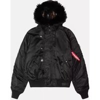 Men’s Clothing Python Lined Fur Collar Short Parka Coat Trend