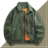 Men’s Casual Bomber Jacket – Lightweight Workwear Coat With Zipper Pockets, Loose Fit For Spring & Autumn Black, Khaki, Army Green​ Men’s Casual Bomber Jacket – Lightweight Workwear Coat With Zipper Pockets, Loose Fit For Spring & Autumn Black, Khaki, Army Green​