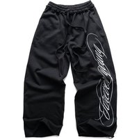 ​​Urban Streetwear Sweatpants Oversized Letter Print Joggers For Men BlackWhite​​ ​​Urban Streetwear Sweatpants Oversized Letter Print Joggers For Men BlackWhite​​