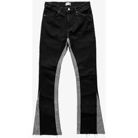 Men’s Clothing Design Contrast Color Stitching Tassel Jeans High Street Color Matching Slim Fit Flared Trousers Men’s Clothing Design Contrast Color Stitching Tassel Jeans High Street Color Matching Slim Fit Flared Trousers