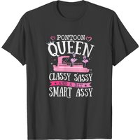 Pontoon Queen Classy Sassy And A Bit Smart Assy shirt Pontoon Queen Classy Sassy And A Bit Smart Assy shirt