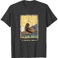 Bear Riding Moose Weird Nature shirt Bear Riding Moose Weird Nature shirt