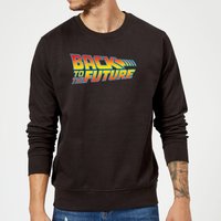 Back To The Future Classic Logo Sweatshirt – Black Back To The Future Classic Logo Sweatshirt – Black