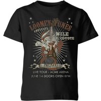 Looney Tunes Wile E Coyote Guitar Arena Tour Kids’ Shirt – Black – – Looney Tunes Wile E Coyote Guitar Arena Tour Kids’ Shirt – Black – –
