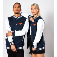 DC Comics Superman Varsity Jacket – Navy White DC Comics Superman Varsity Jacket – Navy White