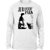 Jurassic Park Isla Nublar Punk Unisex Long Sleeved Shirt – White Jurassic Park Isla Nublar Punk Unisex Long Sleeved Shirt – White
