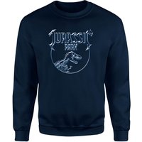Jurassic Park Logo Metal Sweatshirt – Navy Jurassic Park Logo Metal Sweatshirt – Navy