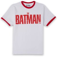 The Batman Core Logo Unisex Ringer Shirt – WhiteRed The Batman Core Logo Unisex Ringer Shirt – WhiteRed