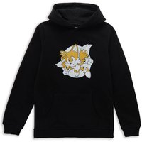 Sonic The Hedgehog Tails Fly Kids’ Hoodie – Black – – Sonic The Hedgehog Tails Fly Kids’ Hoodie – Black – –