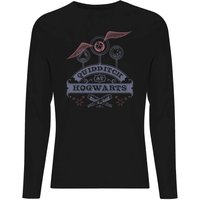 Harry Potter Quidditch At Hogwarts Men’s Long Sleeve Shirt – Black