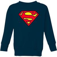 Official Superman Shield Kids’ Sweatshirt – Navy – – Official Superman Shield Kids’ Sweatshirt – Navy – –