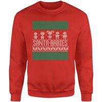 Rugrats Santa Babies Christmas Jumper – Red Rugrats Santa Babies Christmas Jumper – Red