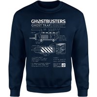 Ghostbusters Ghost Trap Schematic Sweatshirt – Navy Ghostbusters Ghost Trap Schematic Sweatshirt – Navy