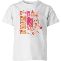 Minecraft Drawing Ghast Kids’ Shirt – White – – Minecraft Drawing Ghast Kids’ Shirt – White – –