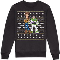Disney Woody And Buzz Christmas Jumper Sweatshirt – Black Disney Woody And Buzz Christmas Jumper Sweatshirt – Black