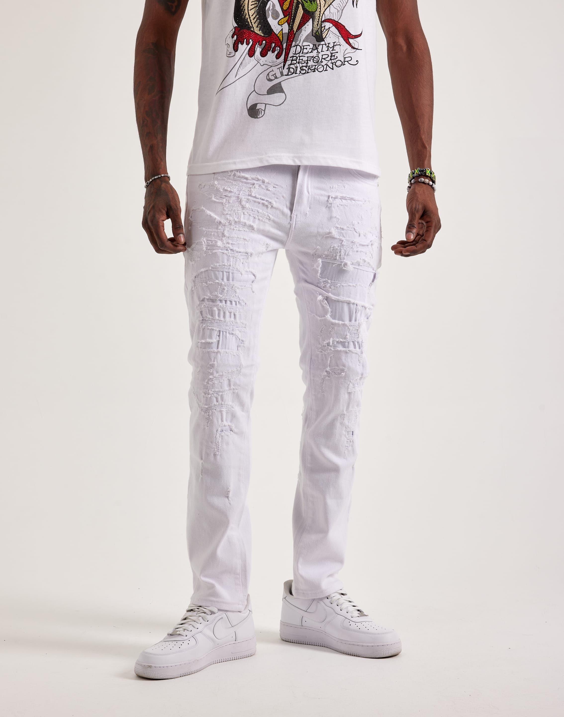 WAIMEA Skinny Rip & Repair Jeans WAIMEA Skinny Rip & Repair Jeans