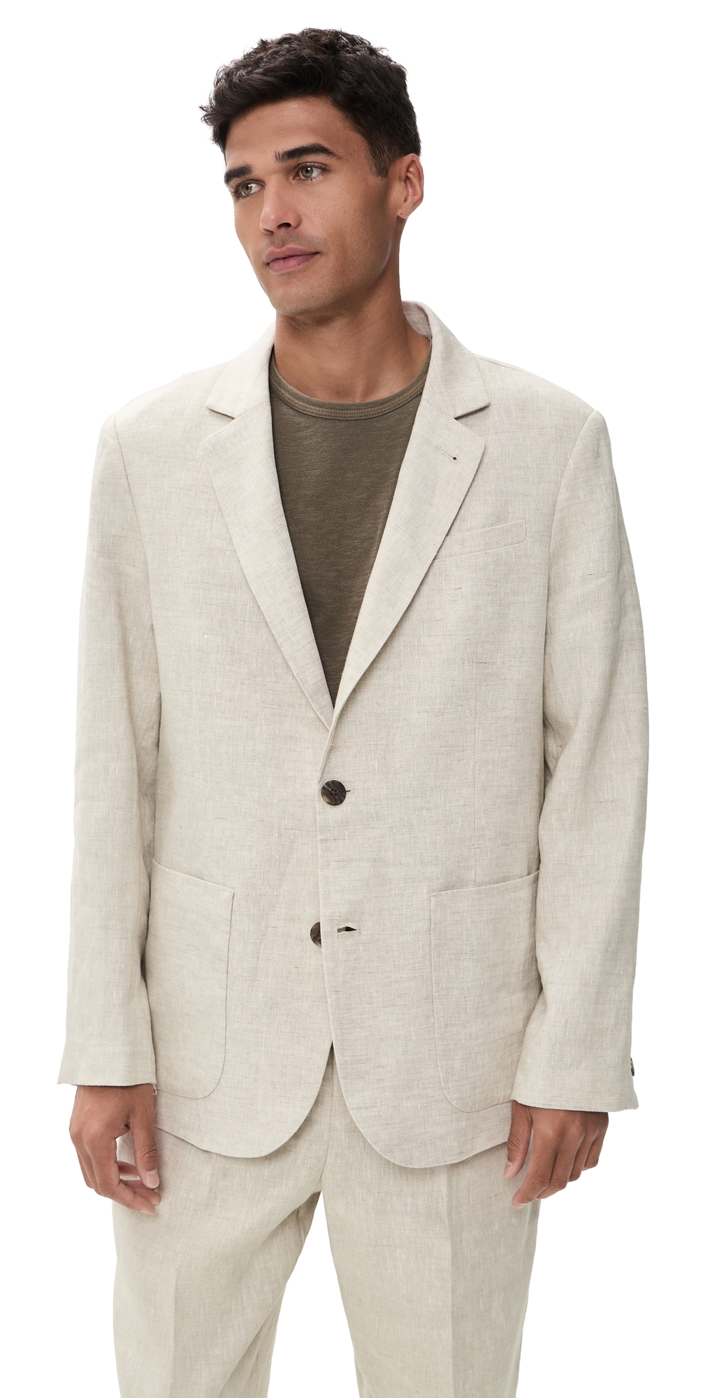 Wax London Fintry Linen Blazer Natural Wax London Fintry Linen Blazer Natural