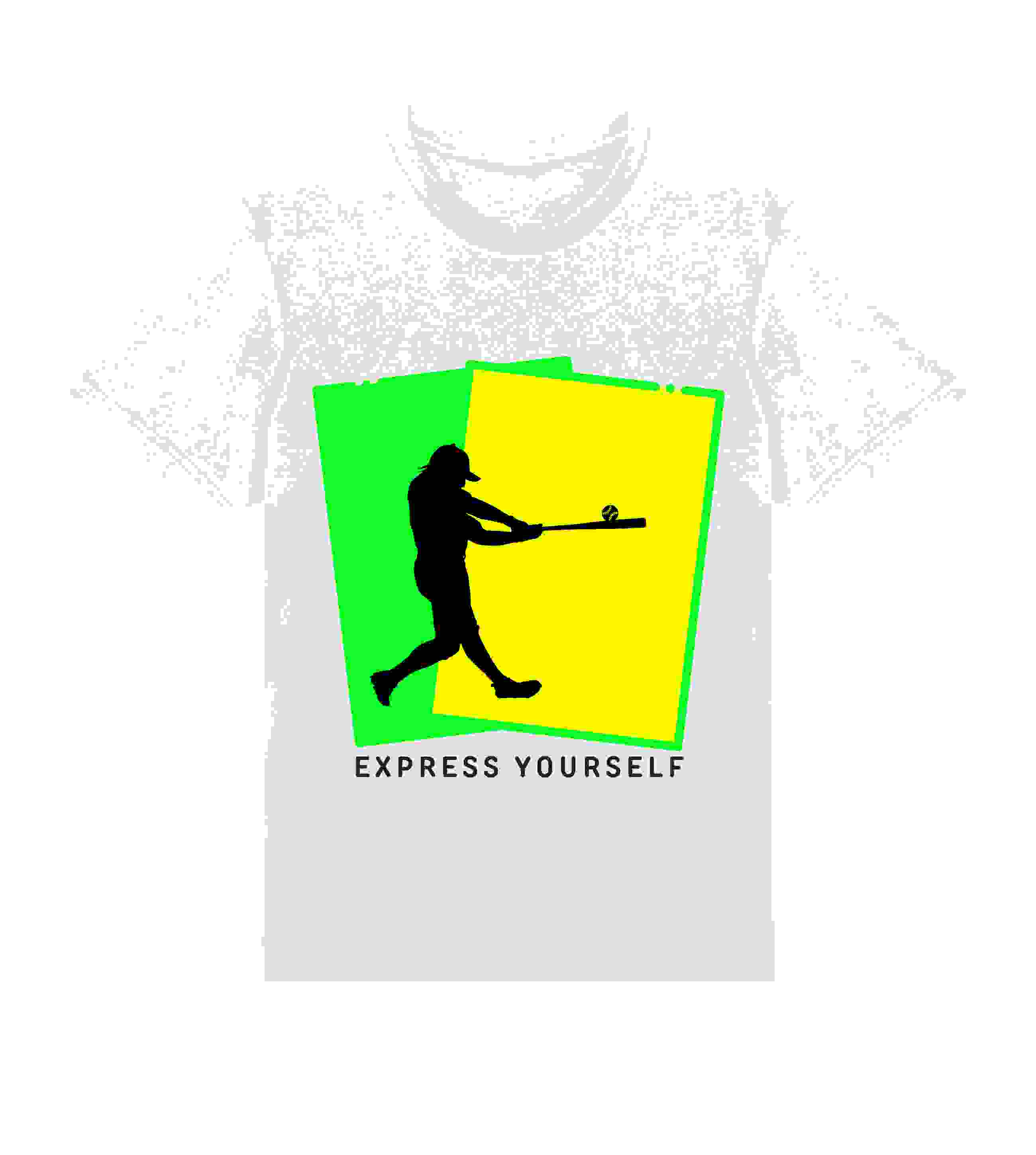 Bold Baseball Silhouette – Men’s Regular Shirt – White L men Bold Baseball Silhouette – Men’s Regular Shirt – White L men
