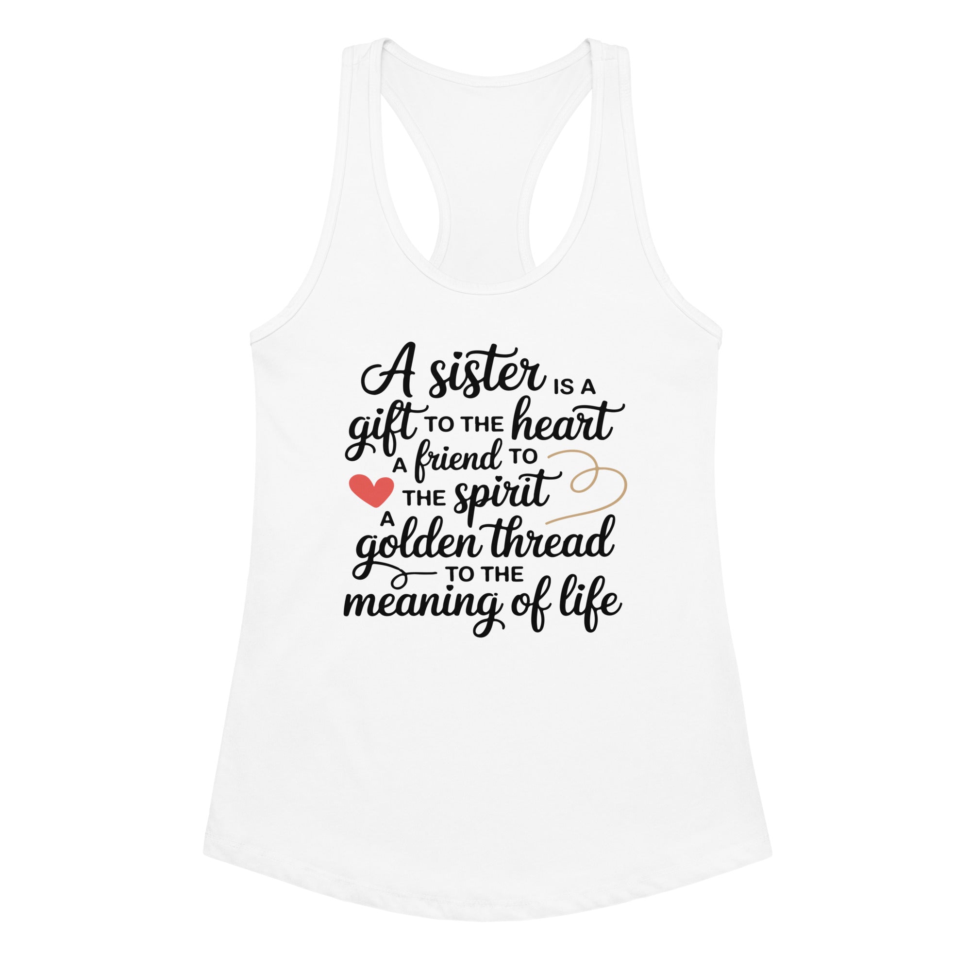 Giftomory Racerback Tank Top Bond of Sisterhood Giftomory Racerback Tank Top Bond of Sisterhood