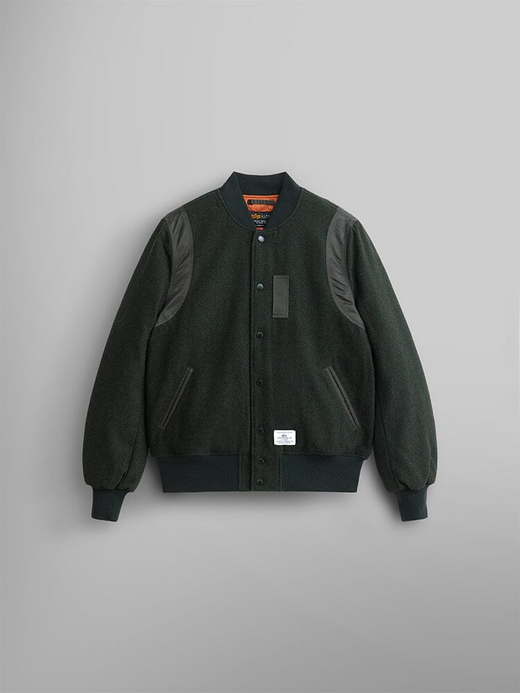 WOOL VARSITY BOMBER JACKET GEN II OG- GREEN WOOL VARSITY BOMBER JACKET GEN II OG- GREEN