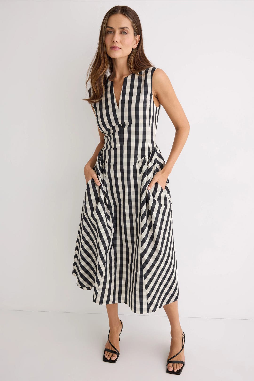 Tanya Taylor Candace Dress Black-white-print Tanya Taylor Candace Dress Black-white-print