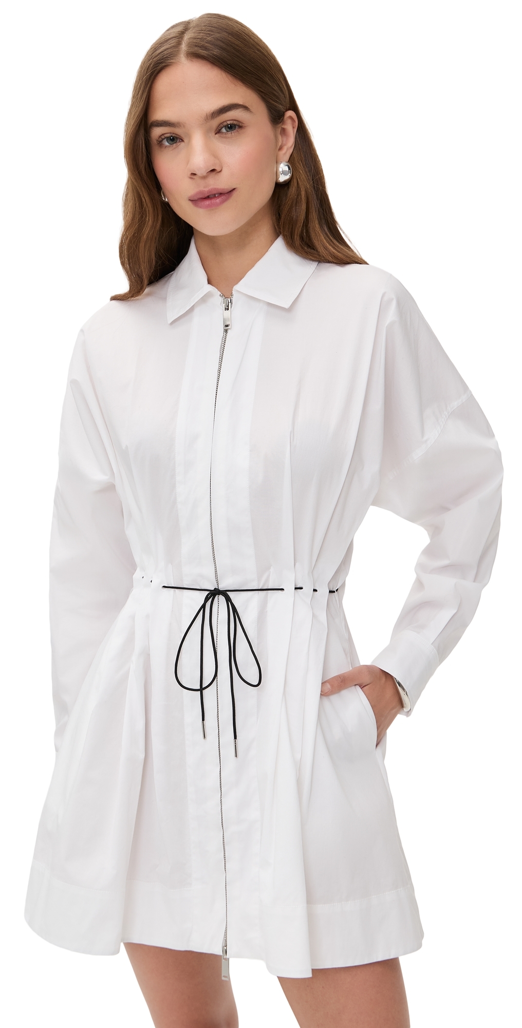STAUD Chi Dress White STAUD Chi Dress White